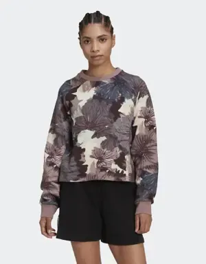 Adidas Sudadera Allover Print