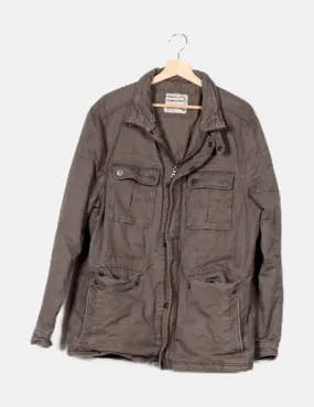 Angelo Litrico Parka verde cremallera