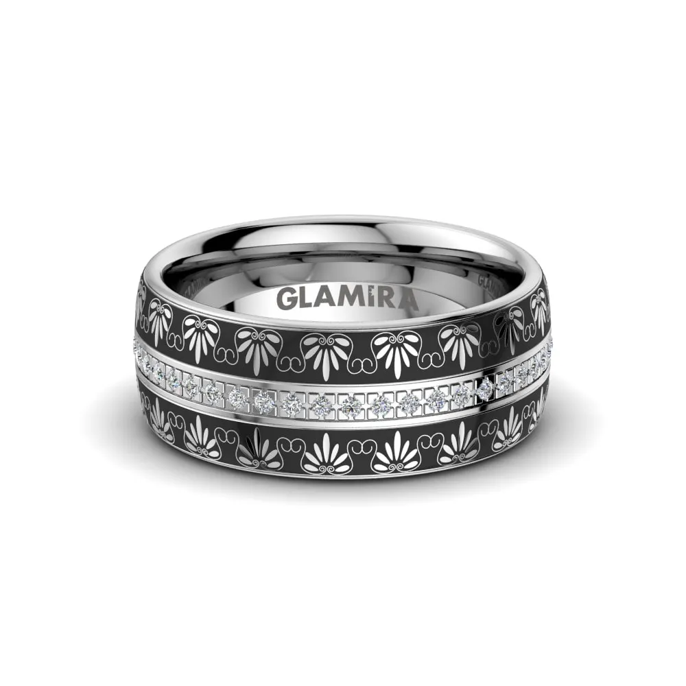 Anillo Boda Mujer Ornate Heaven 8 mm
