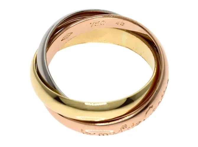 Anillo Cartier Trinity #48 Dorado 