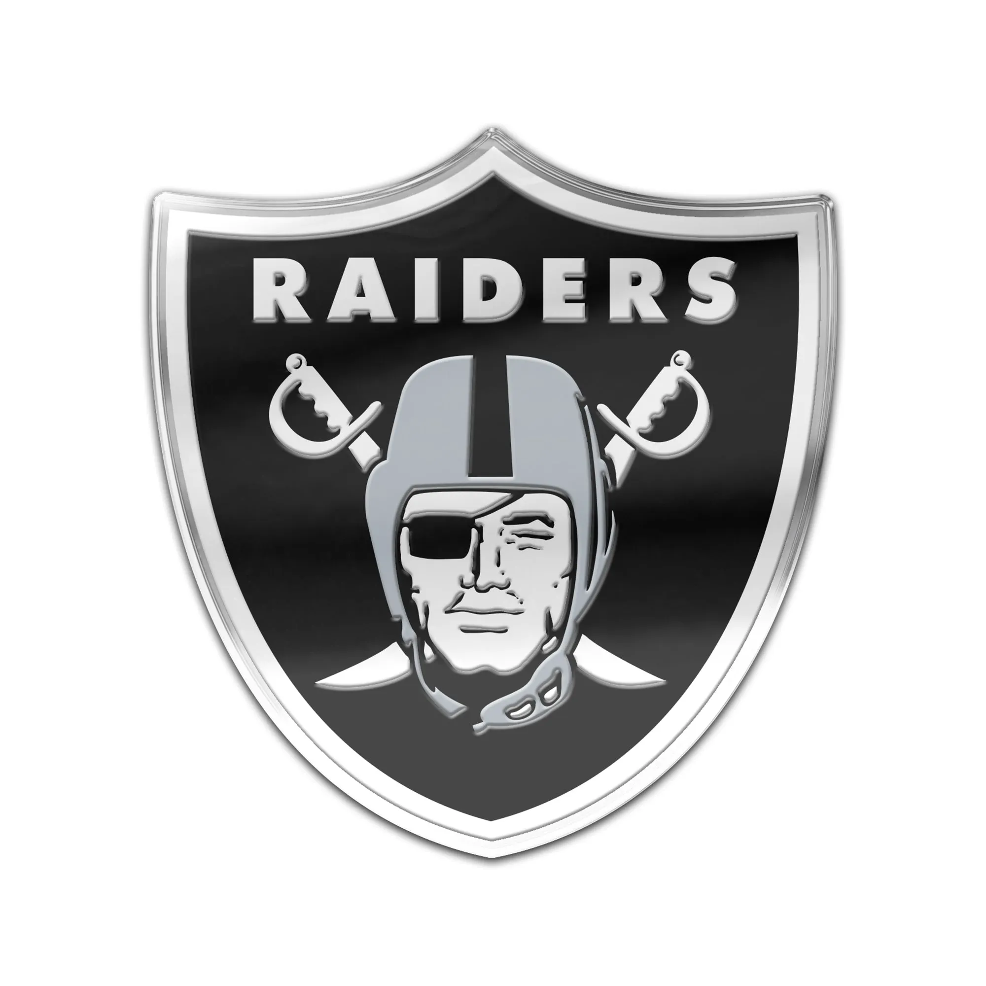 Auto Emblema WinCraft Aluminum Raiders