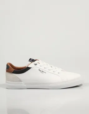  baskets PEPE JEANS Kenton Court - Pms30839 en Blanc 80339