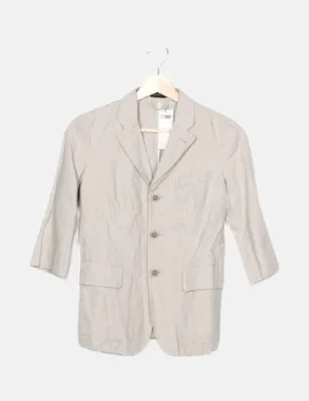 Benetton Blazer básica beige