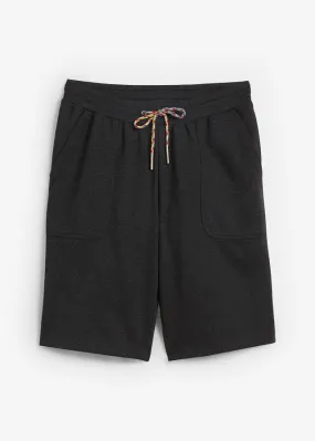 Bermudas de chándal del orgullo Negro jaspeado