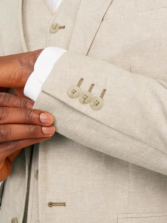 Blazer lino beige -JPRRIVIERA Blazer