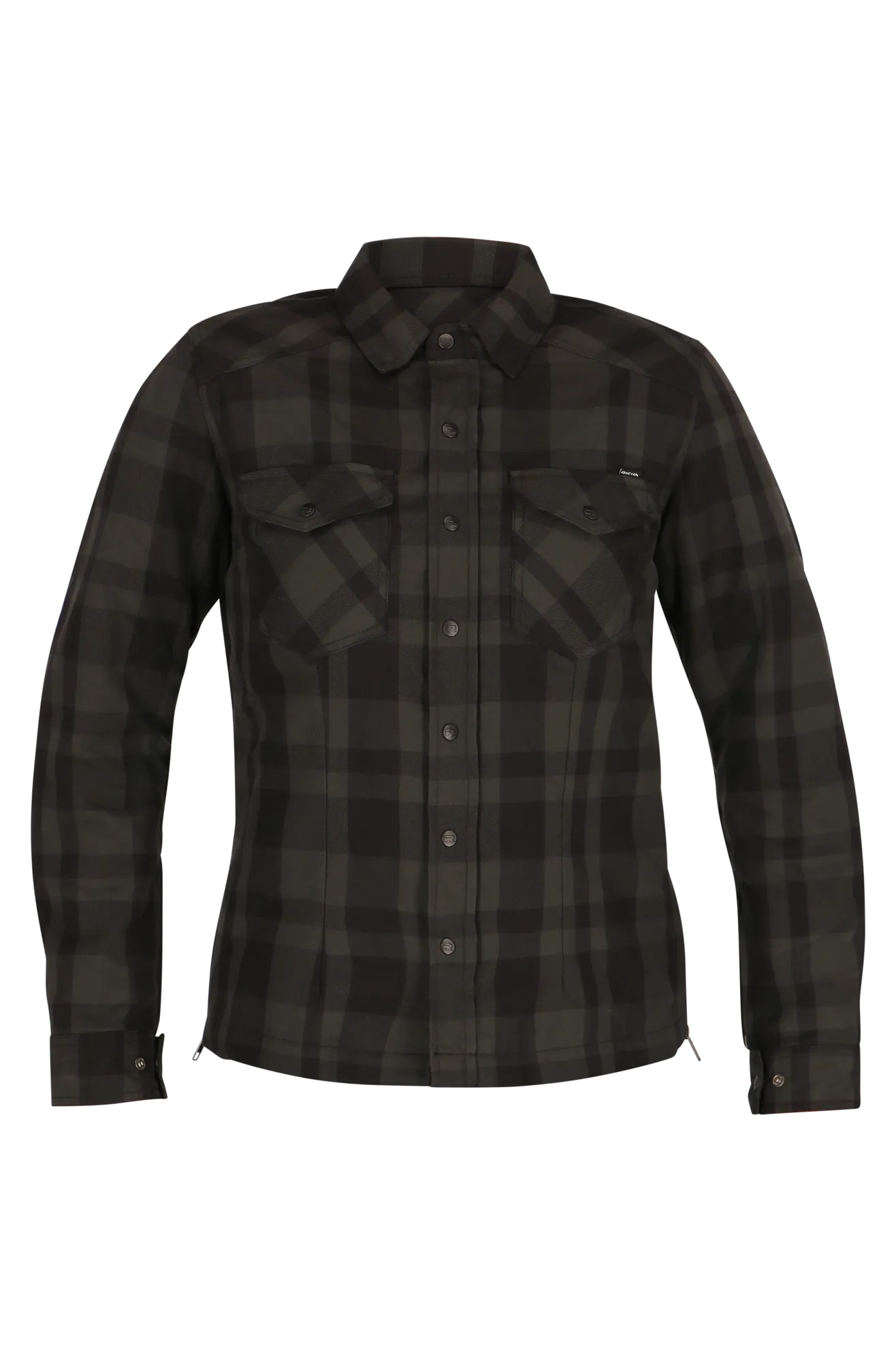 Camisa de Moto Mujer Richa Forest Negro-Gris Oscuro