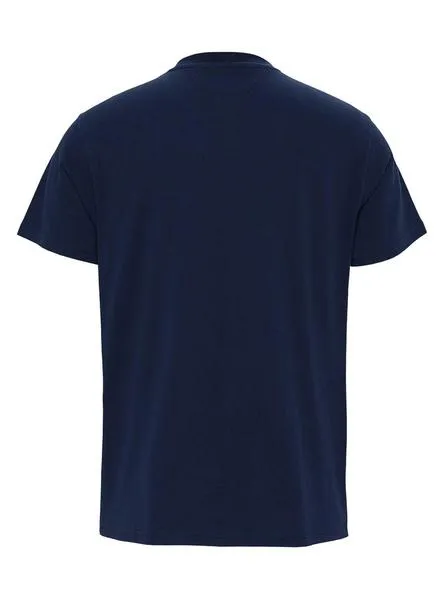 camiseta tommy jeans arched azul para hombre