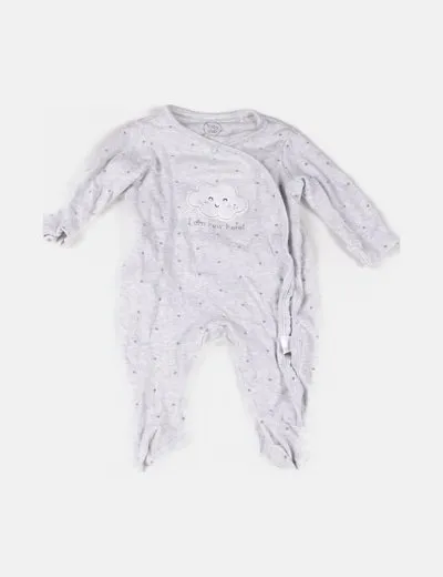 C&A Pijama gris estampado