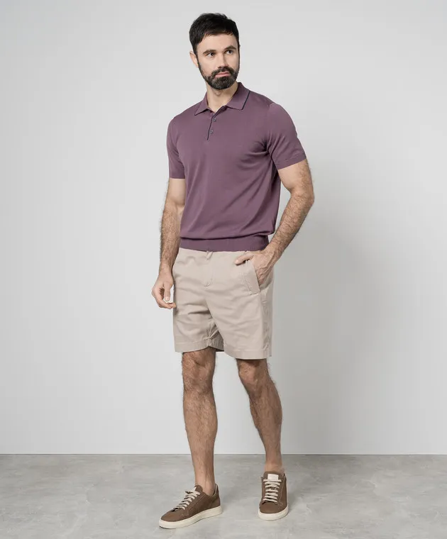 Canali Beige shorts