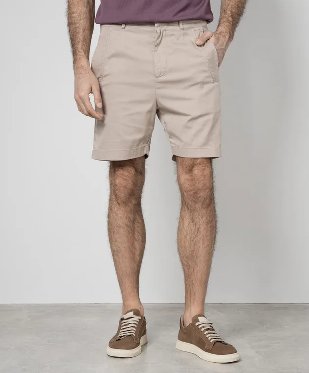 Canali Beige shorts