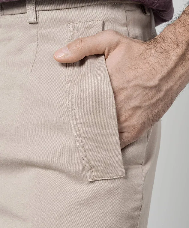 Canali Beige shorts