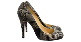 CHRISTIAN LOUBOUTIN Tacones T.UE 36 Pieles exóticas Multicolor 