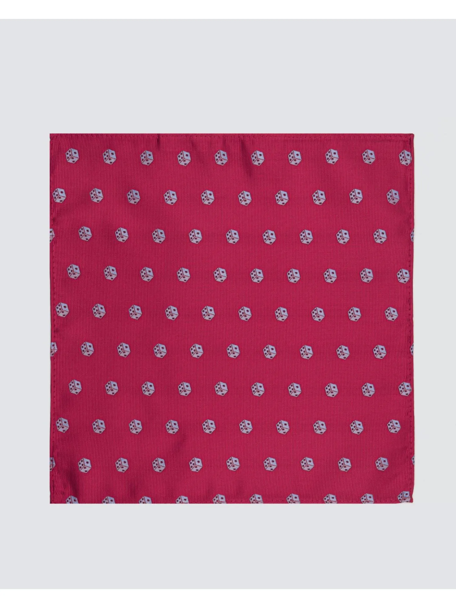 Corbata y Pañuelo Bolsillo Roja Dados Celeste Niño by Spagnolo