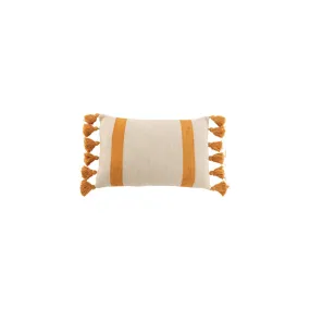 COUSSIN PLAG RAY RECT COT OCRE (40x60x12cm)