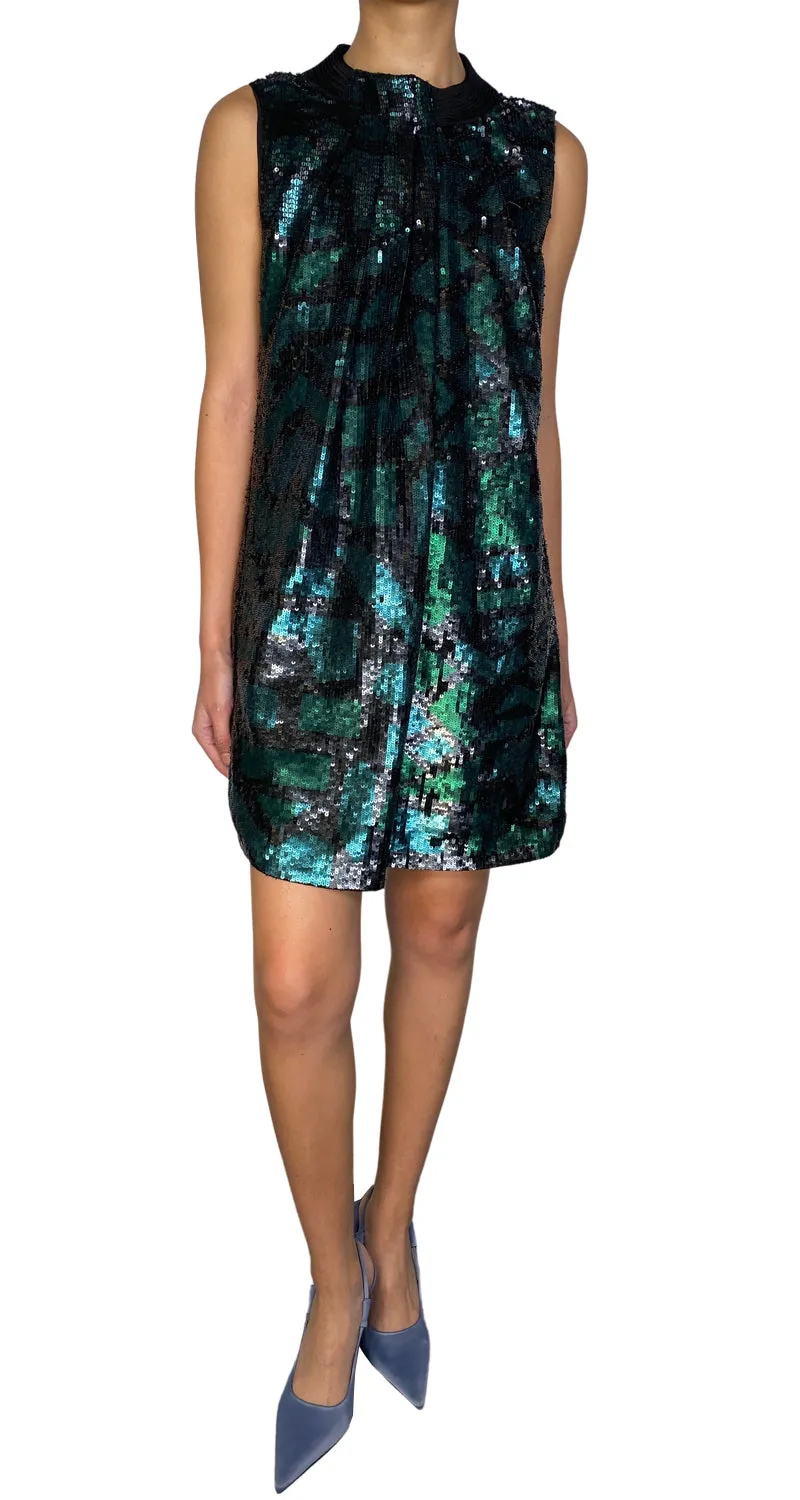 DIMENSIÓN AZUL Vestido Lentejuelas