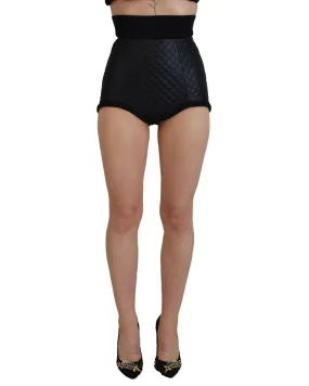 Dolce & Gabbana Quilted High Waist Shorts