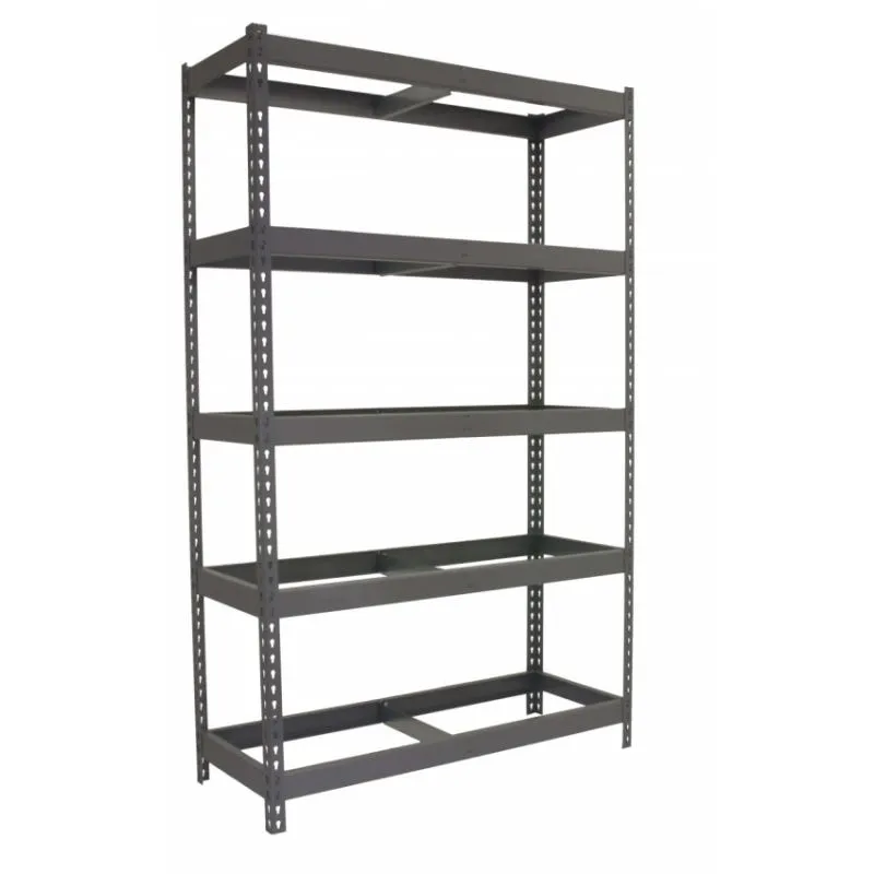 Estantería Metálica De Taller Sin Tornillos Kit Ecoforte 1504-5 Gris 5 baldas Simonrack