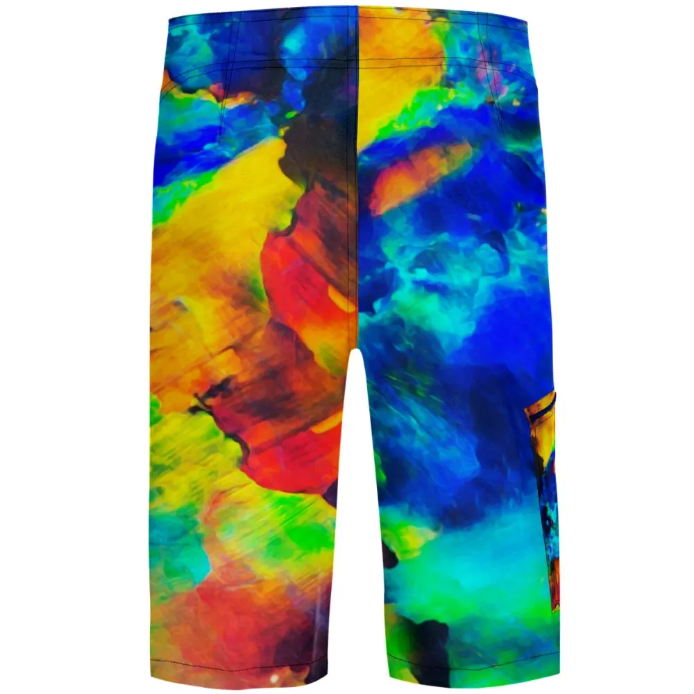 Fire Opal - Q Board Shorts