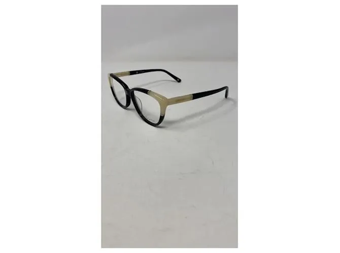 Gafas graduadas ojo de gato Escada Negro Beige 