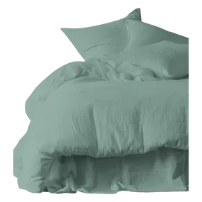 HARMONY HAOMY DILI - Funda de almohada de algodón en verde