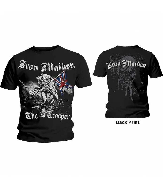 Iron Maiden Tee Sketched Trooper Camiseta Licencia oficial Chico Rockoff IMTEE22