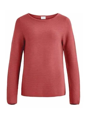 jersey vila vilalaine coral para mujer