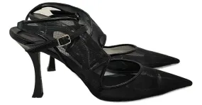 JIMMY CHOO Tacones T.UE 40 Cuero Negro 