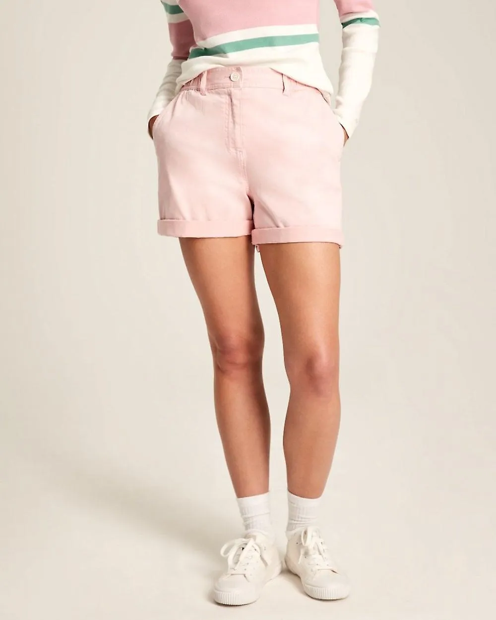 Joules Joules Womens Elastic Waist Chino Shorts 224346