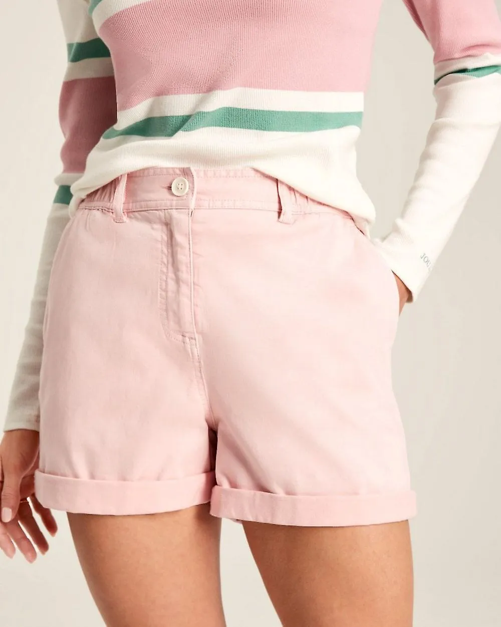 Joules Joules Womens Elastic Waist Chino Shorts 224346