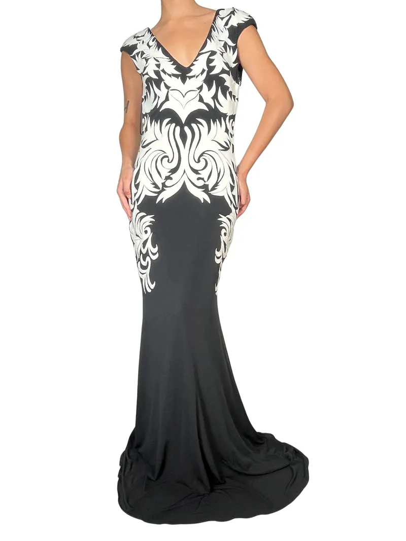 JOVANI Vestido Detalles Bordados