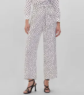 Julio Pantalón Palazzo Estampado Con Pinzas Mujer