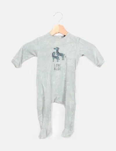 Kiabi Pijama azul dibujo