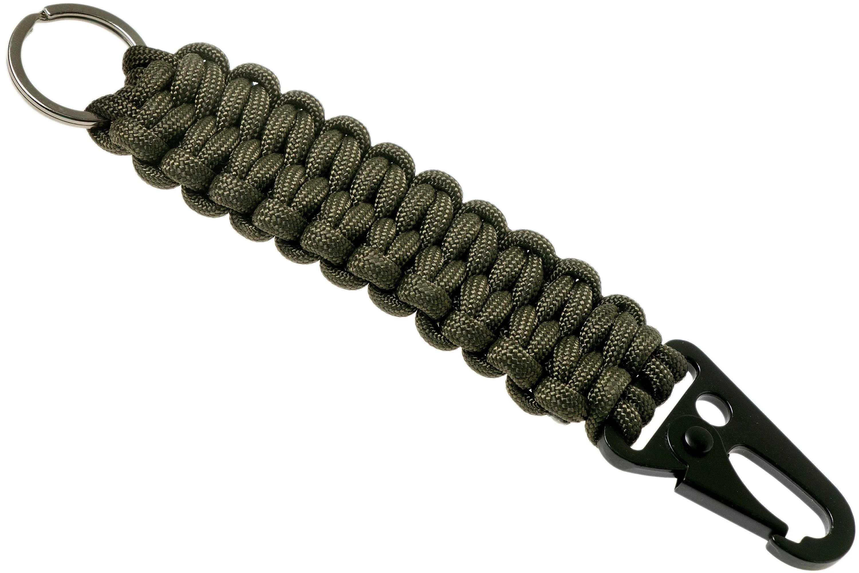 Knivesandtools llavero paracord de despliegue rápido, verde militar