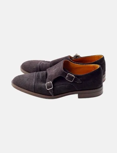 Mango Zapato de traje azul marino