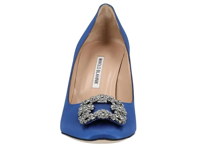 Manolo Blahnik Hangisi 090 Tacones Azules 