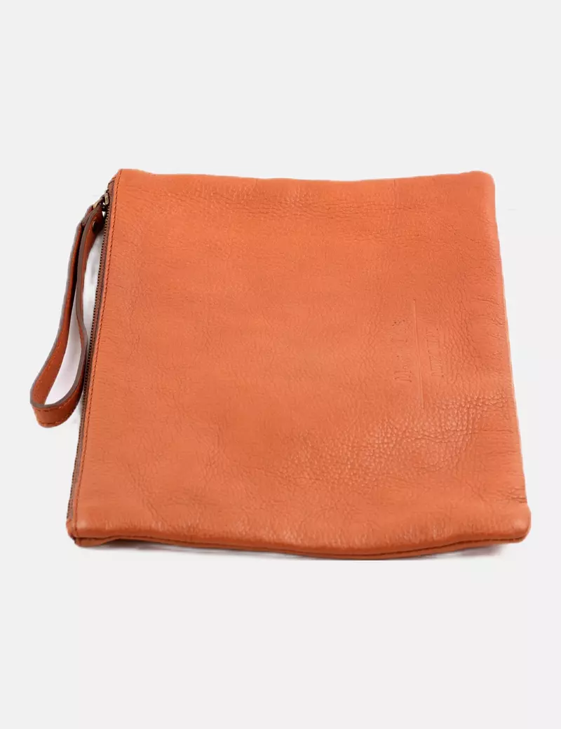 Massimo Dutti Bolso camel piel