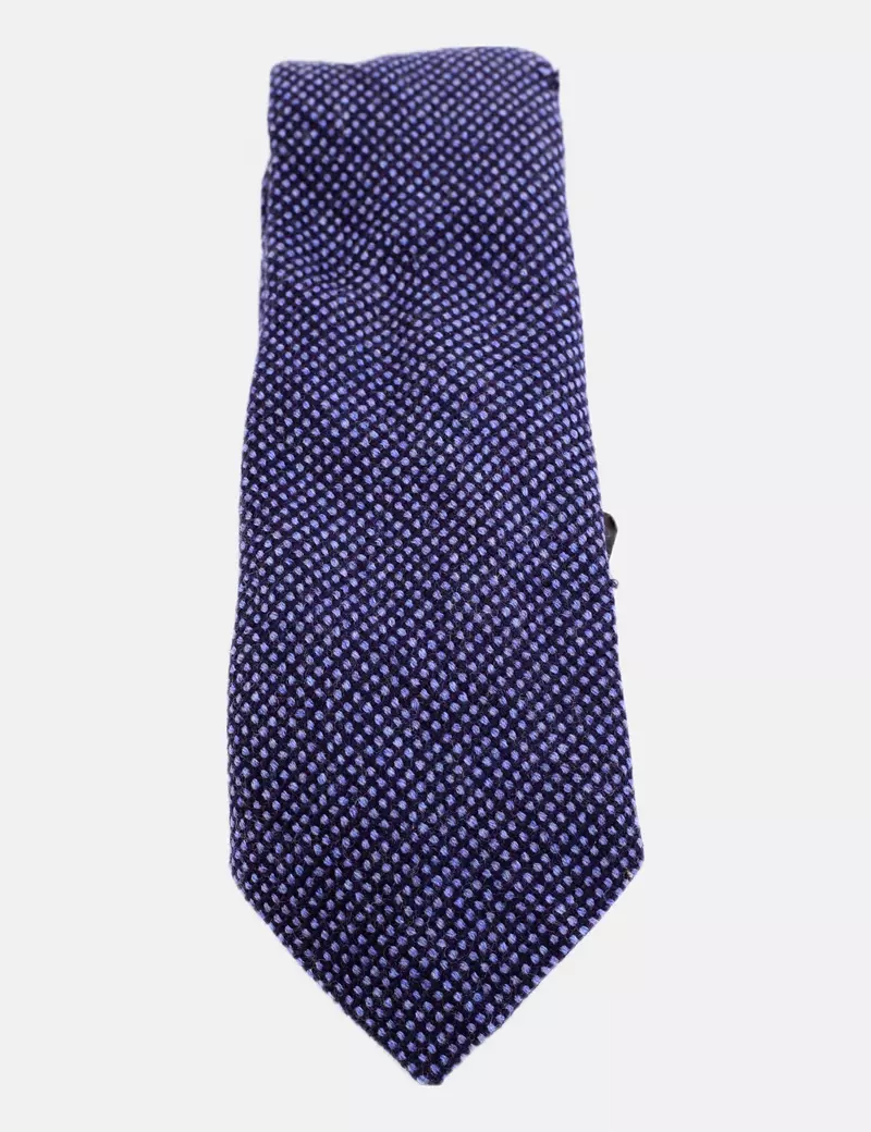 Massimo Dutti Corbata azul topos