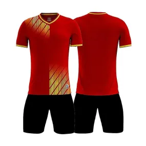 Men's Soccer Jersey Soccer Training Suits Sportswear Red D8857