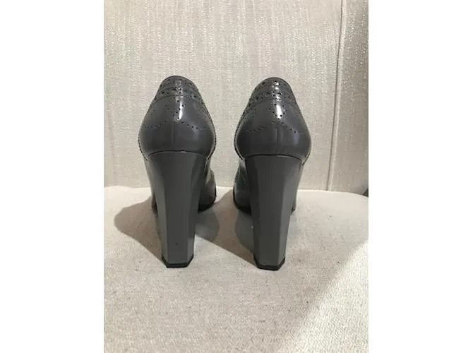 Miu Miu MIU Tacones MIU T.UE 39 cuero Gris 