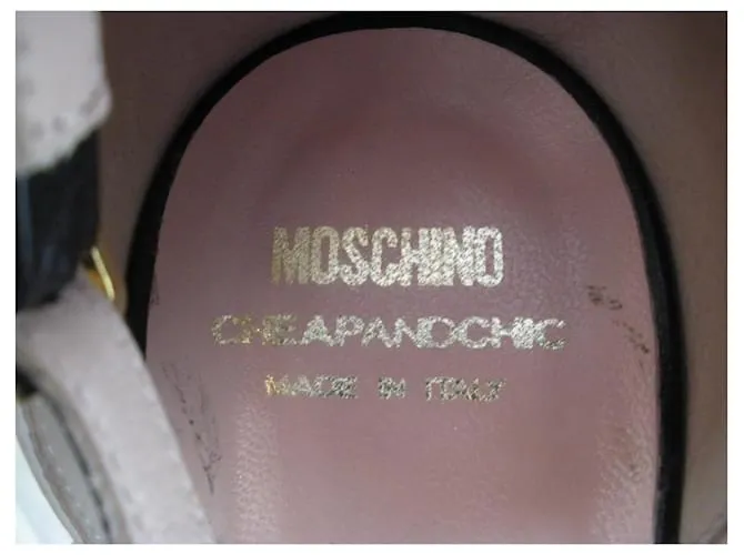 Moschino Cheap And Chic Tacones Negro Beige 