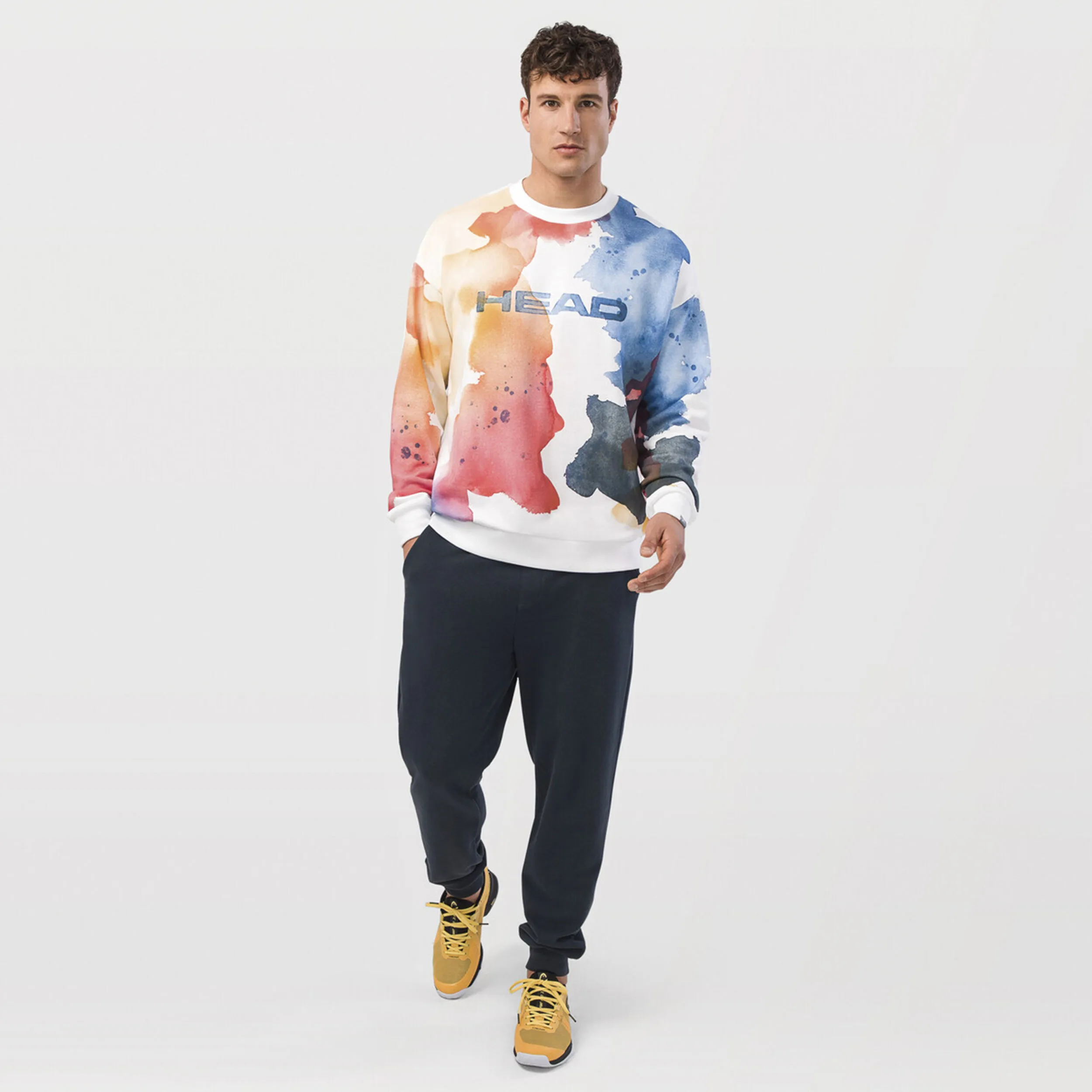 Motion Watercolor Sudadera Hombres