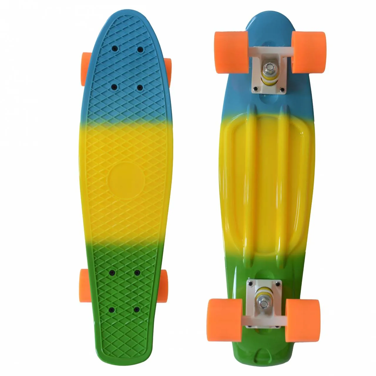 MUWO "Cruiser" Penny Board Mini Skateboard amarillo