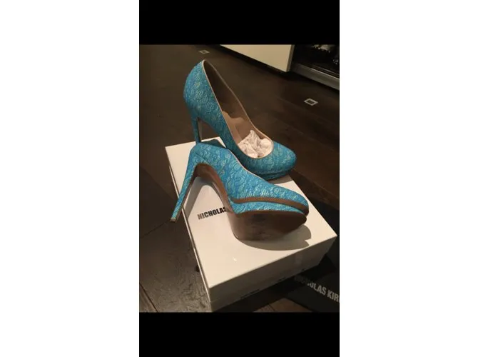 Nicholas Kirkwood Tacones Azul 