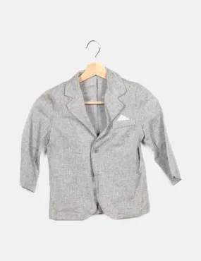 NoName Blazer gris básica