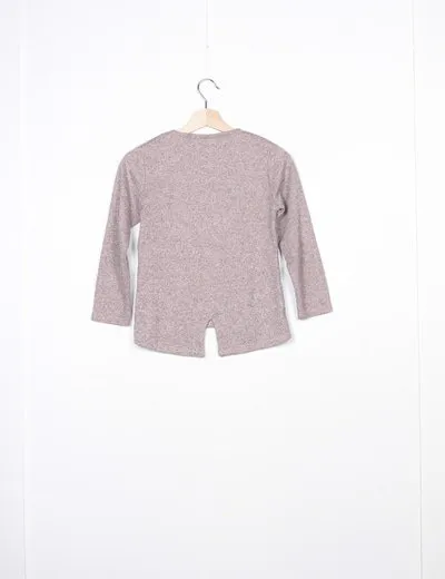 NoName Jersey gris detalle paillettes