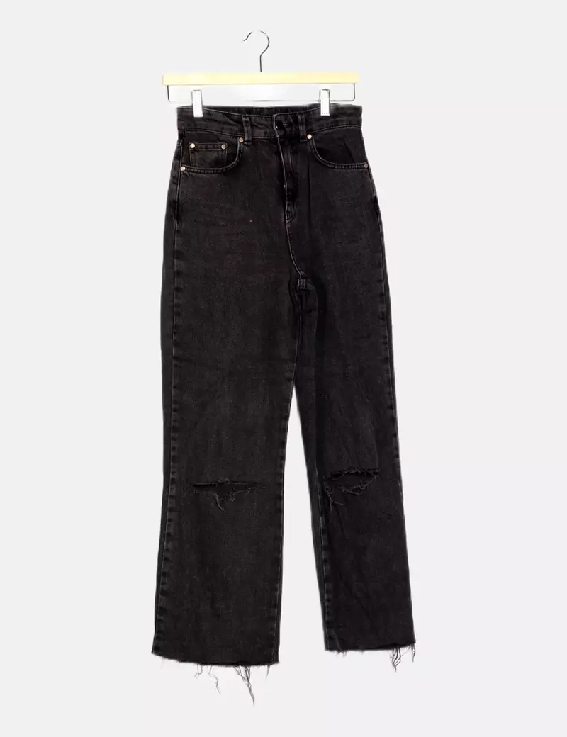 NoName Pantalón negro denim