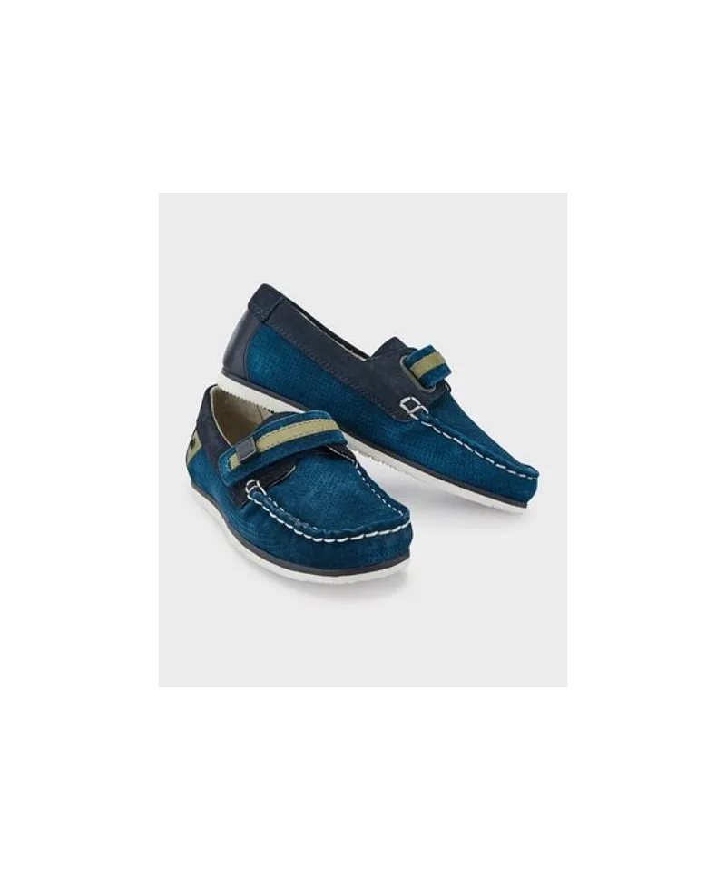 Náuticos MAYORAL Piel Azul Velcro