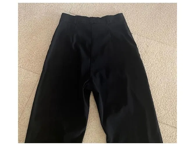 Pantalón Adolfo Dominguez T negro.S o  34-36 ver 38 