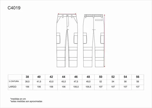 Pantalón combinado con cintura elástica Marino Amarillo