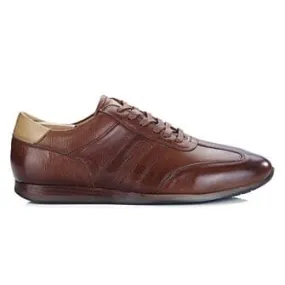 Patina Chocolate Men's Trainers - BOCKARA